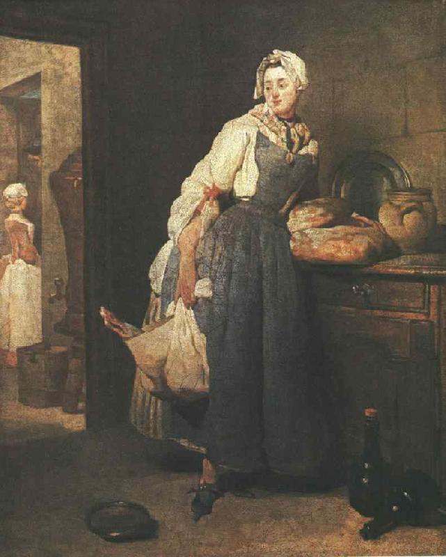 jean-Baptiste-Simeon Chardin Return from the Market France oil painting art
